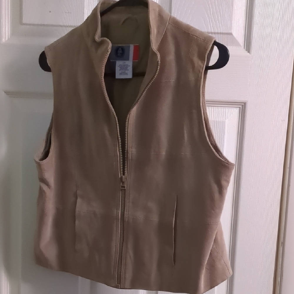 Arizona Jean Co. Tan Leather Vest